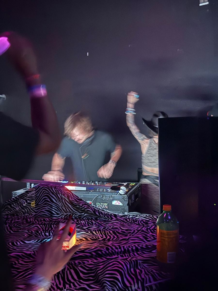 Crowd energy at a Doosa set